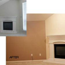 Painting fireplace