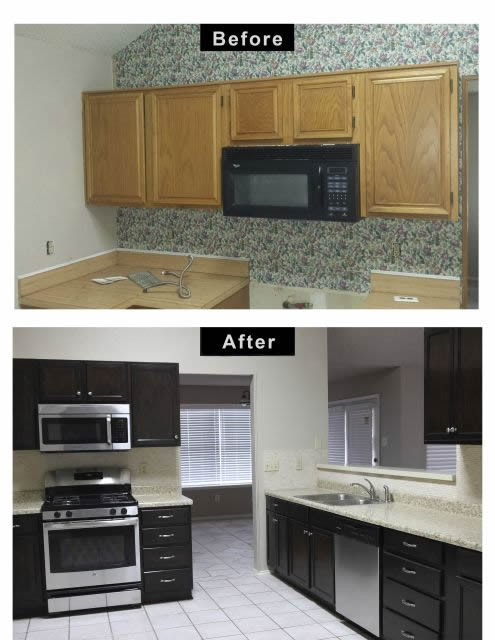 Cabinet refinishing