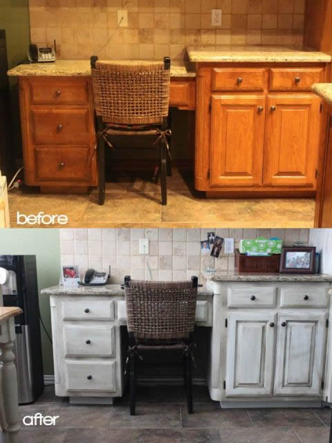 Cabinet refinishing